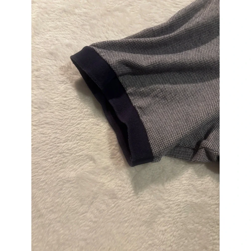 Polo Ralph Lauren‎ Mens Large Pima Cotton Polo Shirt Large Navy white